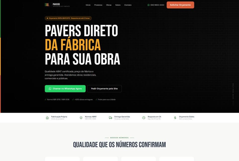 Site Sul Pavers